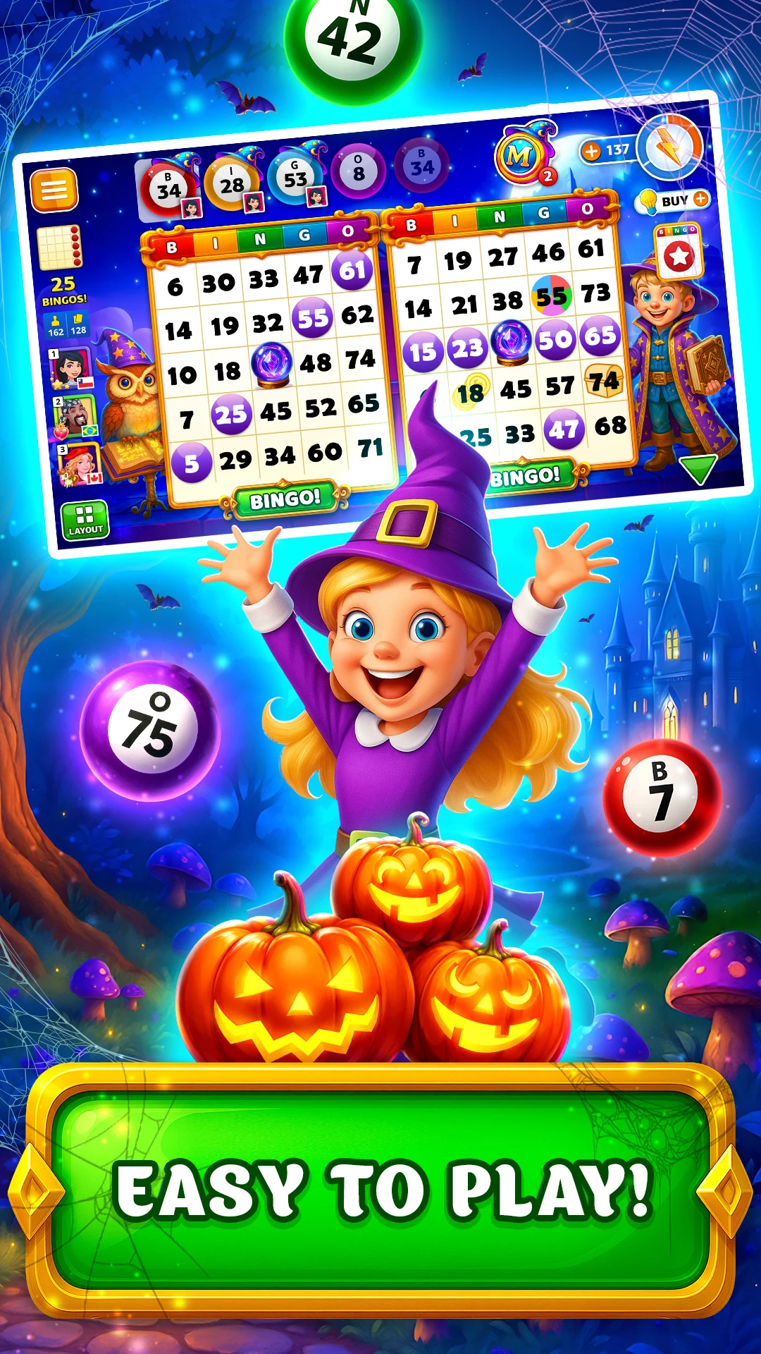 Wizard of Bingo screenshot